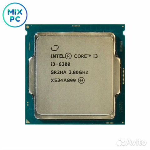 Процессор LGA1151 Intel Core i3 6300 OEM Б.У