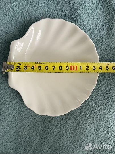 Блюдо, блюдце, салатник ракушка фарфор