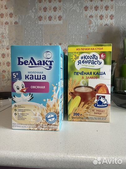 Детские каши молочные