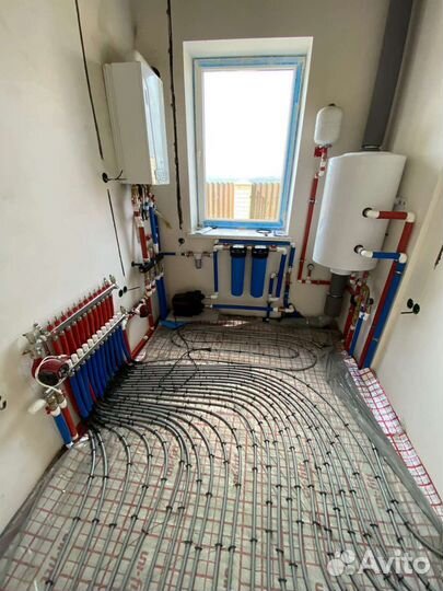 Отопление водоснабжения сантехника теплый пол