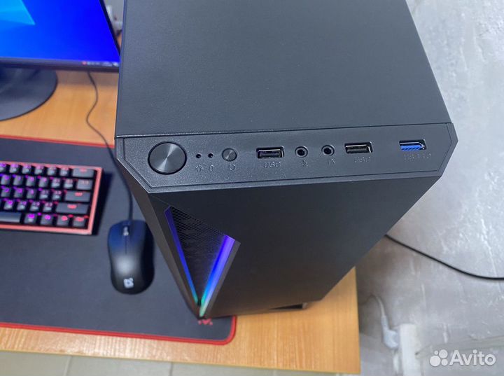 Игровой Комп: Rx580 8gb, Intel, черный, accord