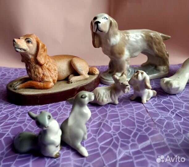 Фигурки фарфоровые. лфз, 50-е г. СССР