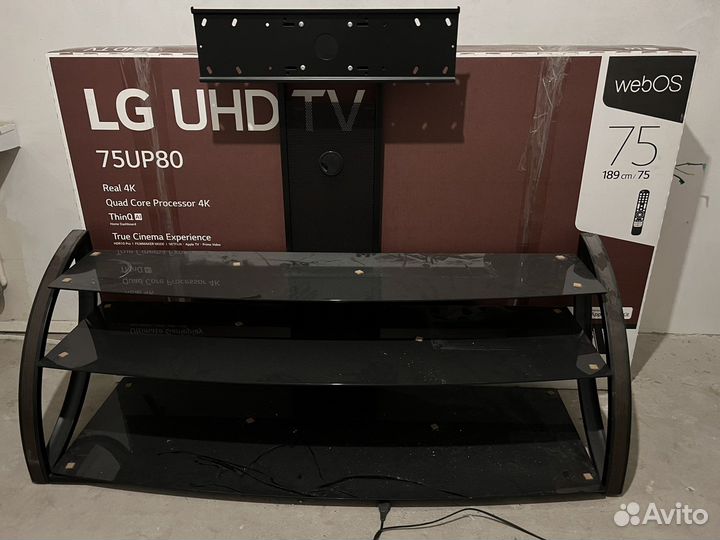 Подставка под тв с кронштейном mart каскад 85