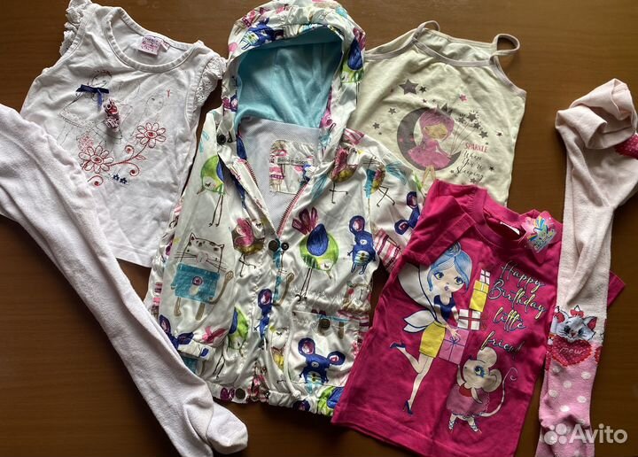 Вещи пакетом на девочку 92 98