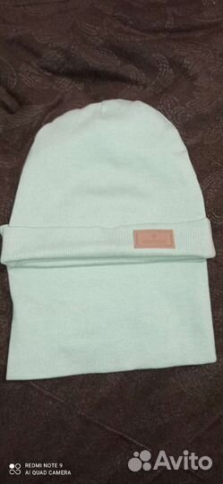 Комплект шапка и снуд minidino