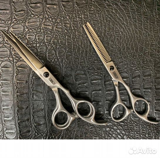 Ножницы парикмахерские, прямые или филировочные