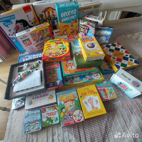 Настольные игры для детей пакетом