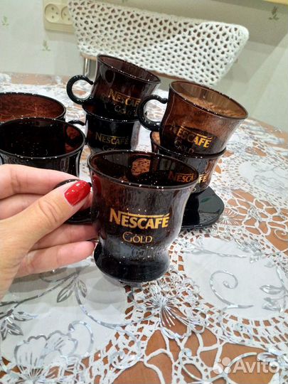 Кофейный сервиз Nescafe Gold новый чашки