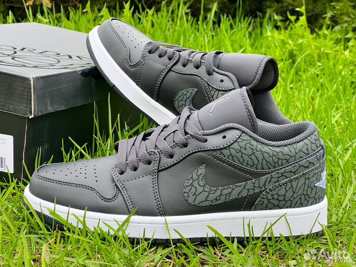 Nike Air Jordan 1 Low SE Black Elephant