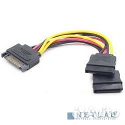 Gembird/Cablexpert Кабель питания SATA, 15см, 15pi