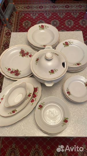 Столовый сервиз фарфор коростенський