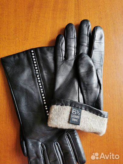 Перчатки кожаные 6,5 размер