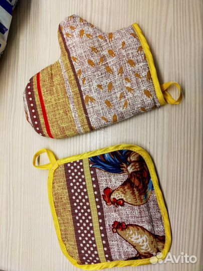 Варежка прихватка+прихватка