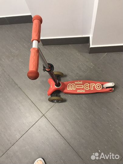 Самокат детский m-cro трехколесный бу