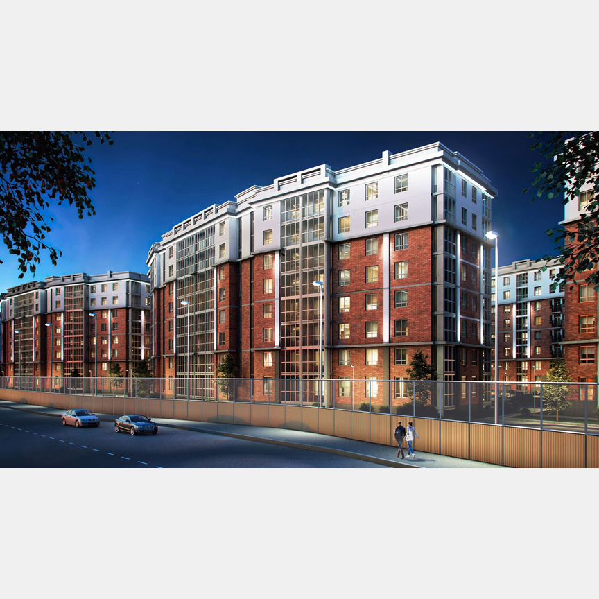 1-к. квартира, 44,8 м², 1/8 эт.
