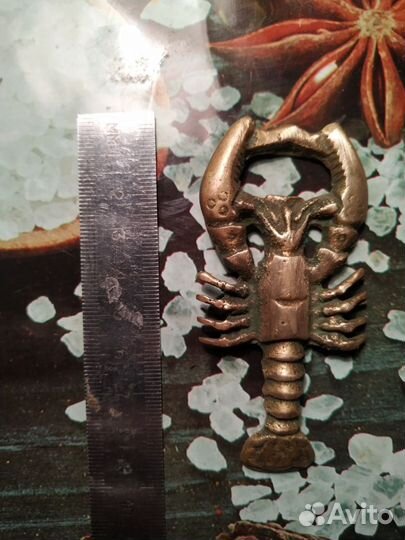 Открывашка Рак, бронза. СССР