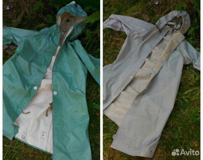Плащь озк, прорезиненный, защитный