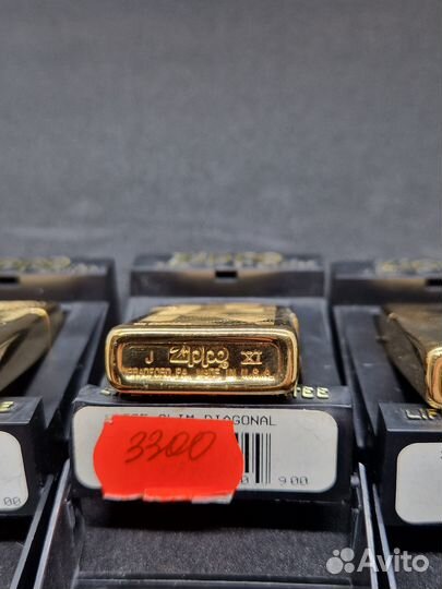 Zippo Slim's Gold Plated