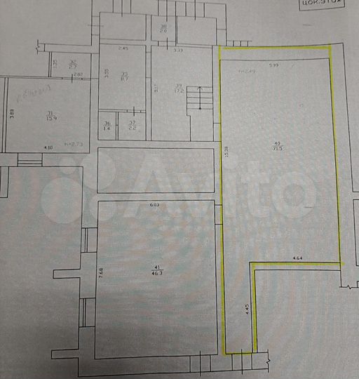 Свободного назначения, 71.5 м²