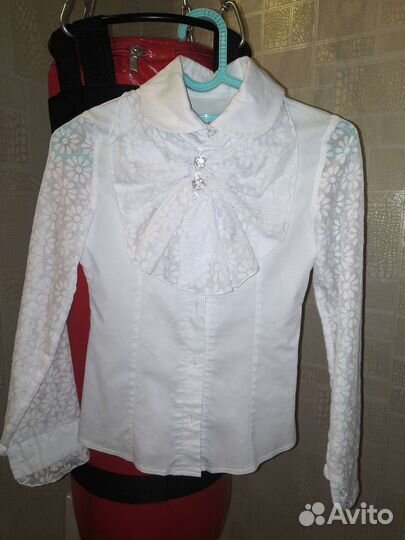 Блузка нарядная школьная 1-2класс