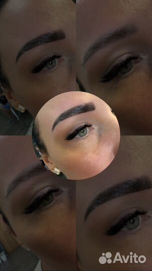 Окрашивание бровей. Долговременная укладка