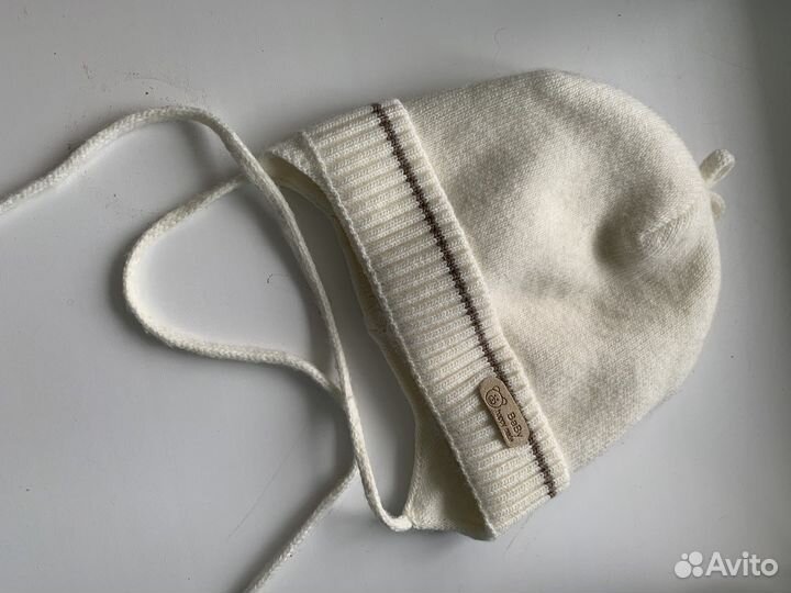 Шапка на малыша демисезонная 40-42