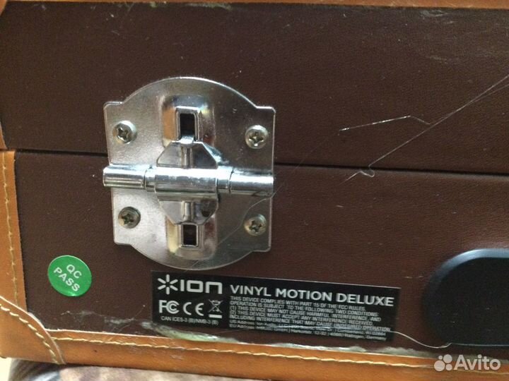 Виниловый проигрыватель ION vinyl motion deluxe