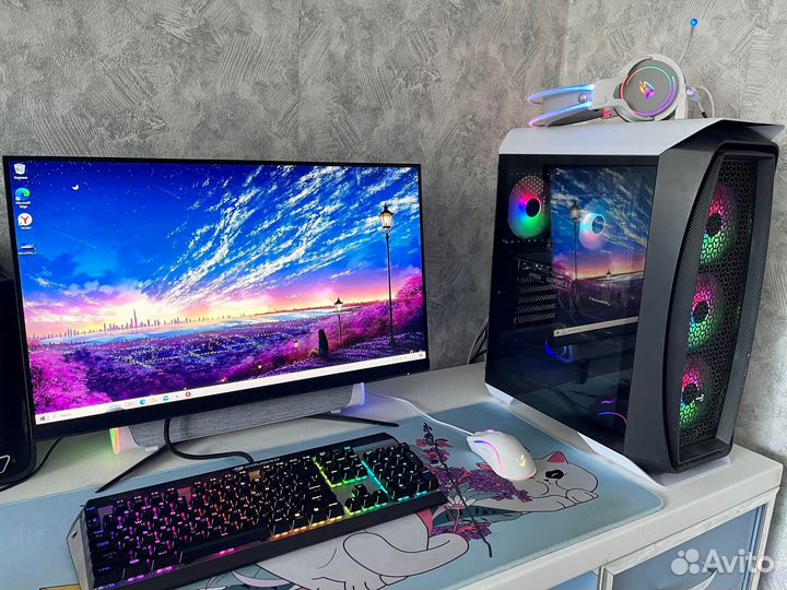 Игровой пк+Монитор 165гц/i5 11400F/RTX2060Super+Ко
