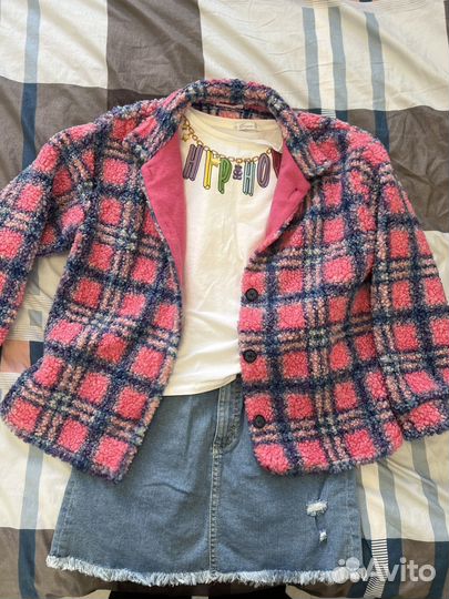 Вещи на девочку Кофта, футболка и юбка