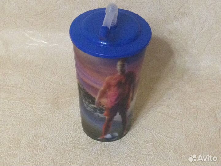 Стакан с крышкой Кристиано Роналдо