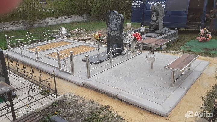 Благоустройство могил, изготовление памятников