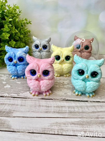 Сова, мыло ручной работы