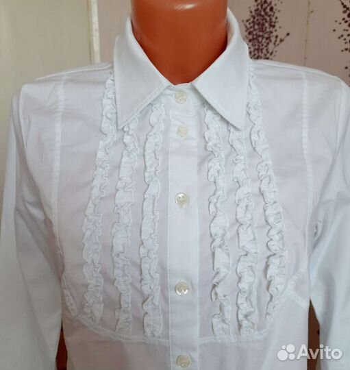 Белые блузки для школы,офиса