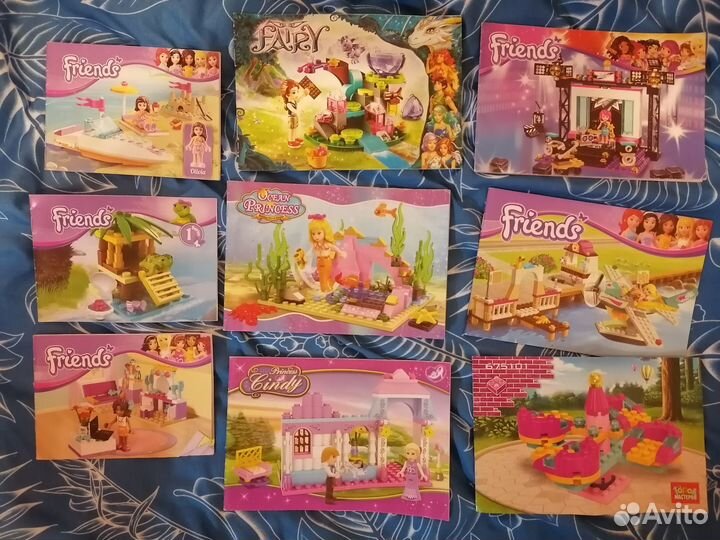 9 инструкций lego friends, fairy, cindy
