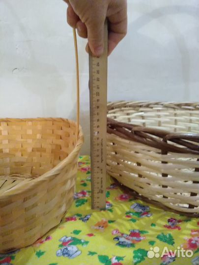 Корзины для фруктов (лоза)и цветов(лыко)