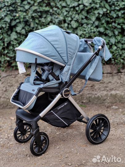 Коляска 3 в 1 Luxmom 750 изумрудная