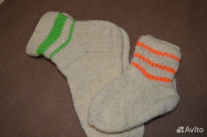 Носки из овечьей шерсти