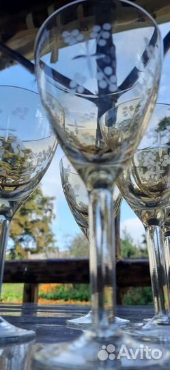 Фужеры хрустальные СССР