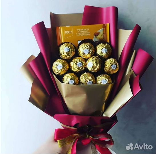Букеты из конфет
