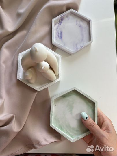 Подставки из гипса