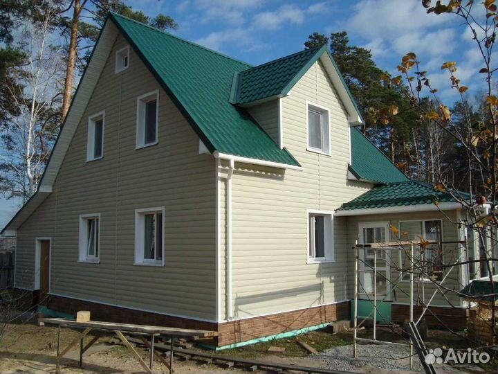 Обшивка домов сайдингом