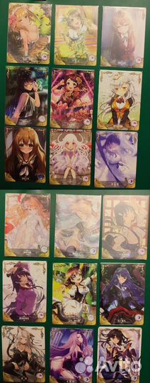 Коллекционные аниме карты Goddess Story