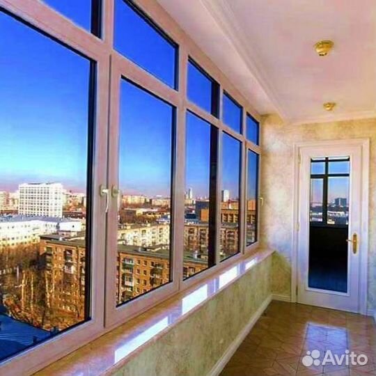 Остекление лоджи И балконов,отделка балкона