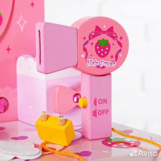 Туалетный столик 'Ягодка', принадлежности в наборе