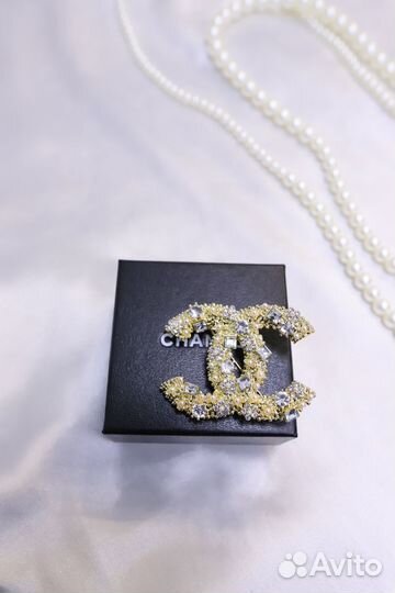 Брошь chanel шанель