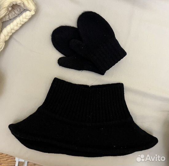 Шапка (балаклава), воротник и варежки дет Catya