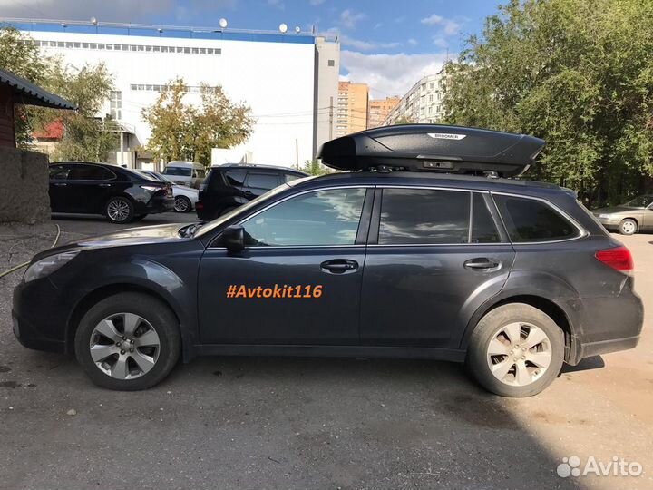 Аэродинамический багажник Turtle на Субару Аутбэк