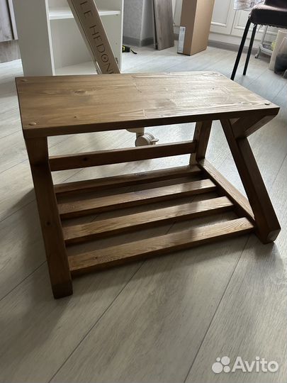 Полка из массива для микроволновки