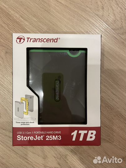 Внешний жесткий диск Transcend 1Tb