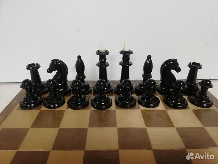 Шахматы СССР фигуры из карболита